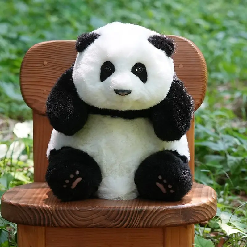 パンダ　ファーファー　ぬいぐるみ　1点 三月の和花パンダぬいぐるみ 中国人気No.1ファーファー シリコン
