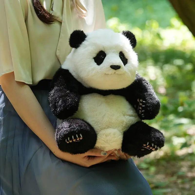 テディーベア パンダ リアルファー 手作りのリアルなパンダの