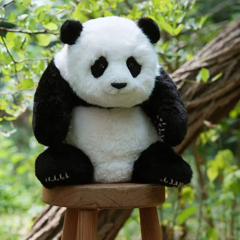 テディーベア　パンダ　リアルファー パンダ ぬいぐるみ 親子パンダ かわいい リアルファー ムートン